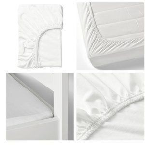 Ikea Len Fitted Sheet/Nattlig Mattress Protector